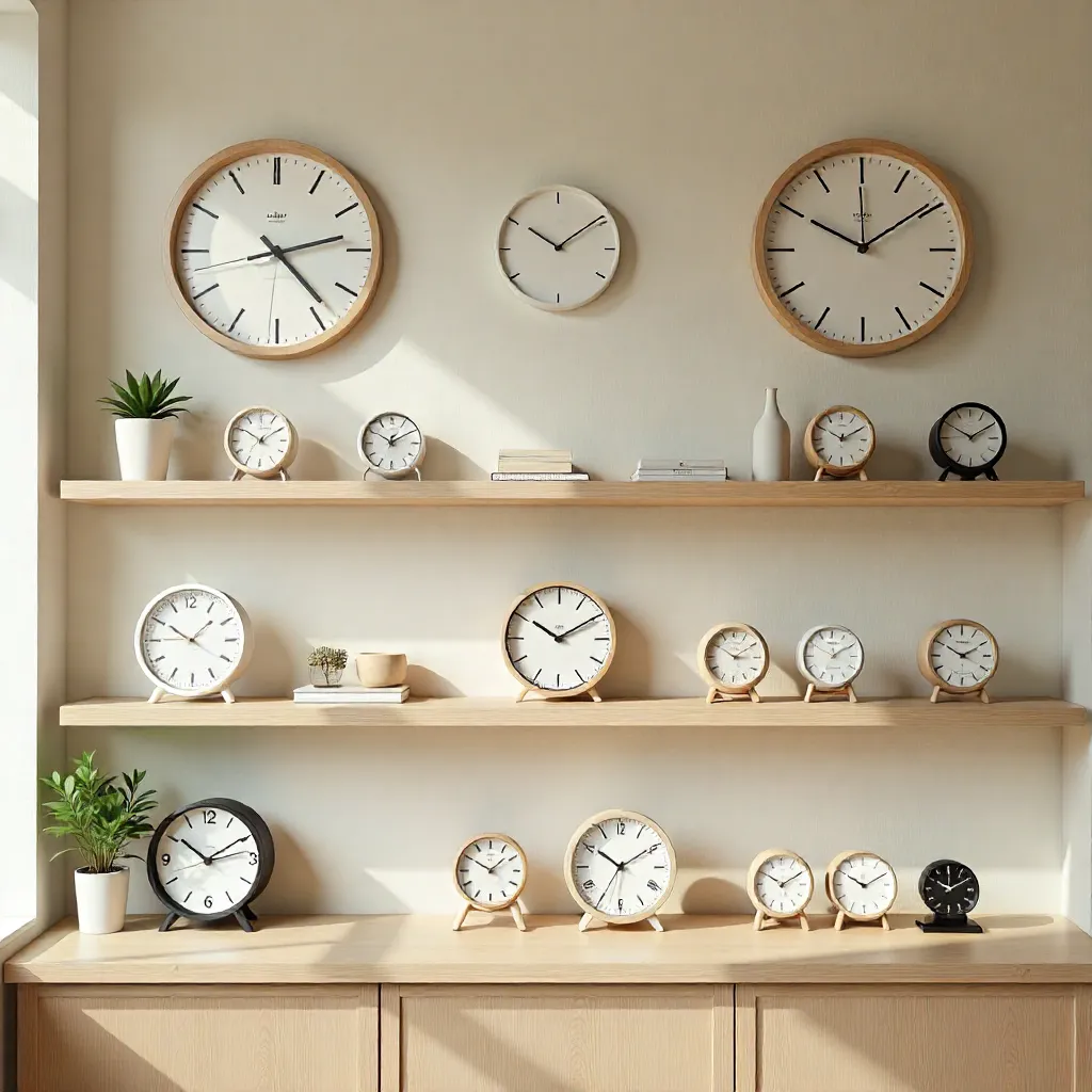 Reloj minimalista blanco