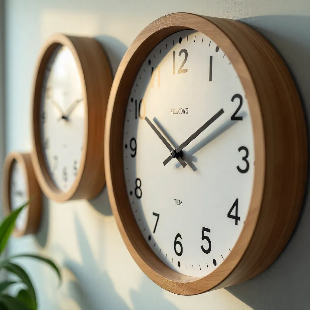 Reloj de pared redondo grande