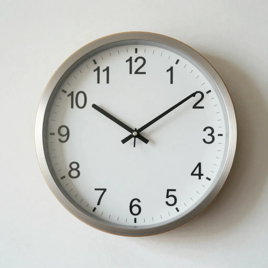 Espacio antes de colocar reloj