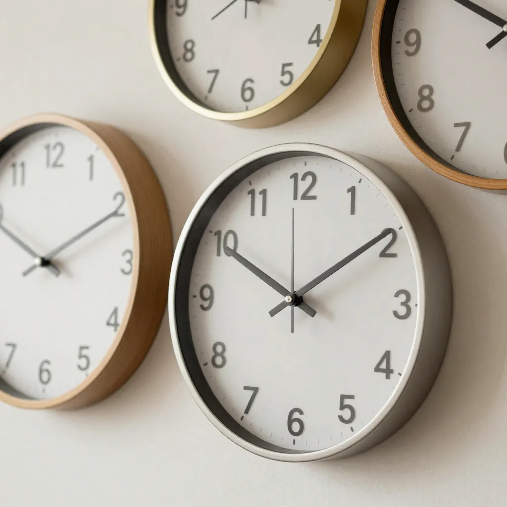 Espacio después con reloj