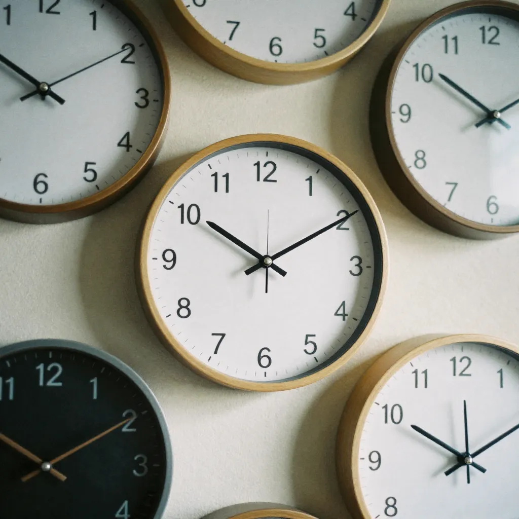 Reloj de escritorio elegante