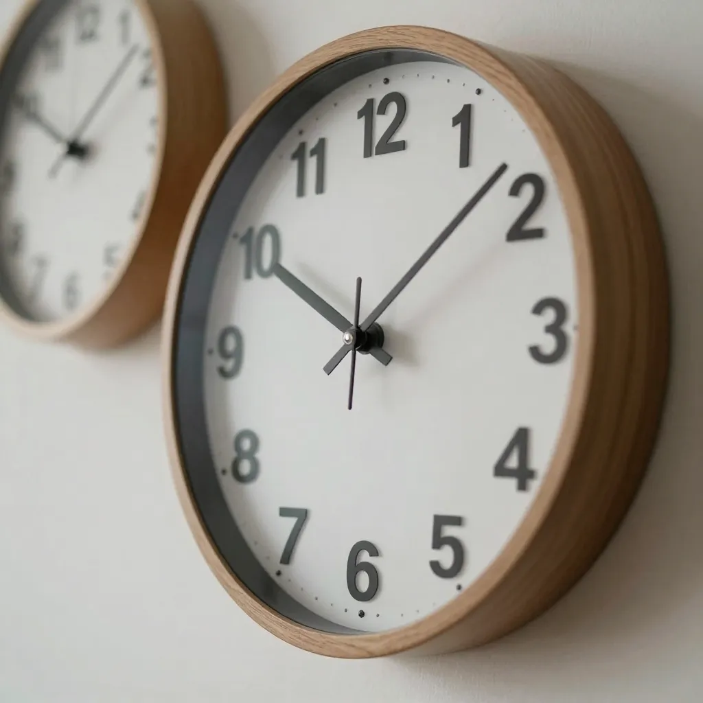 Reloj digital de escritorio